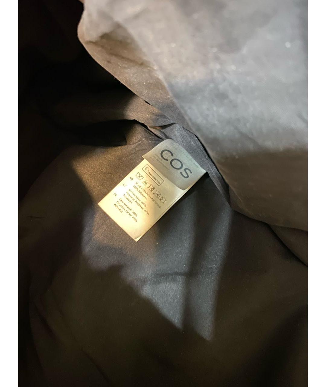 COS Черная сумка тоут, фото 3