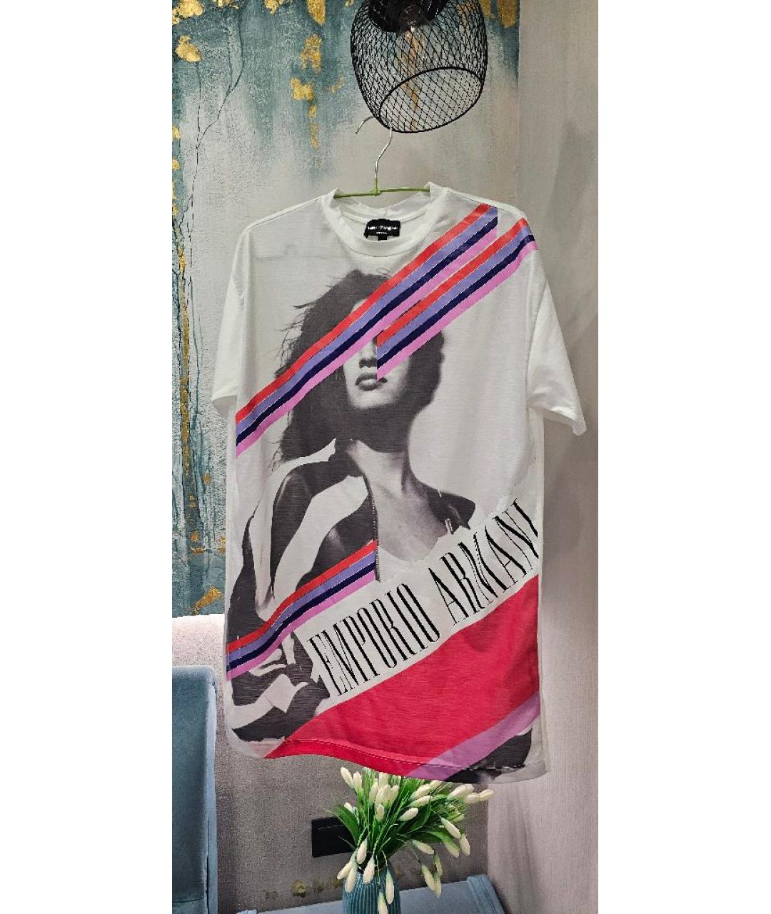 EMPORIO ARMANI Мульти хлопковая футболка, фото 9