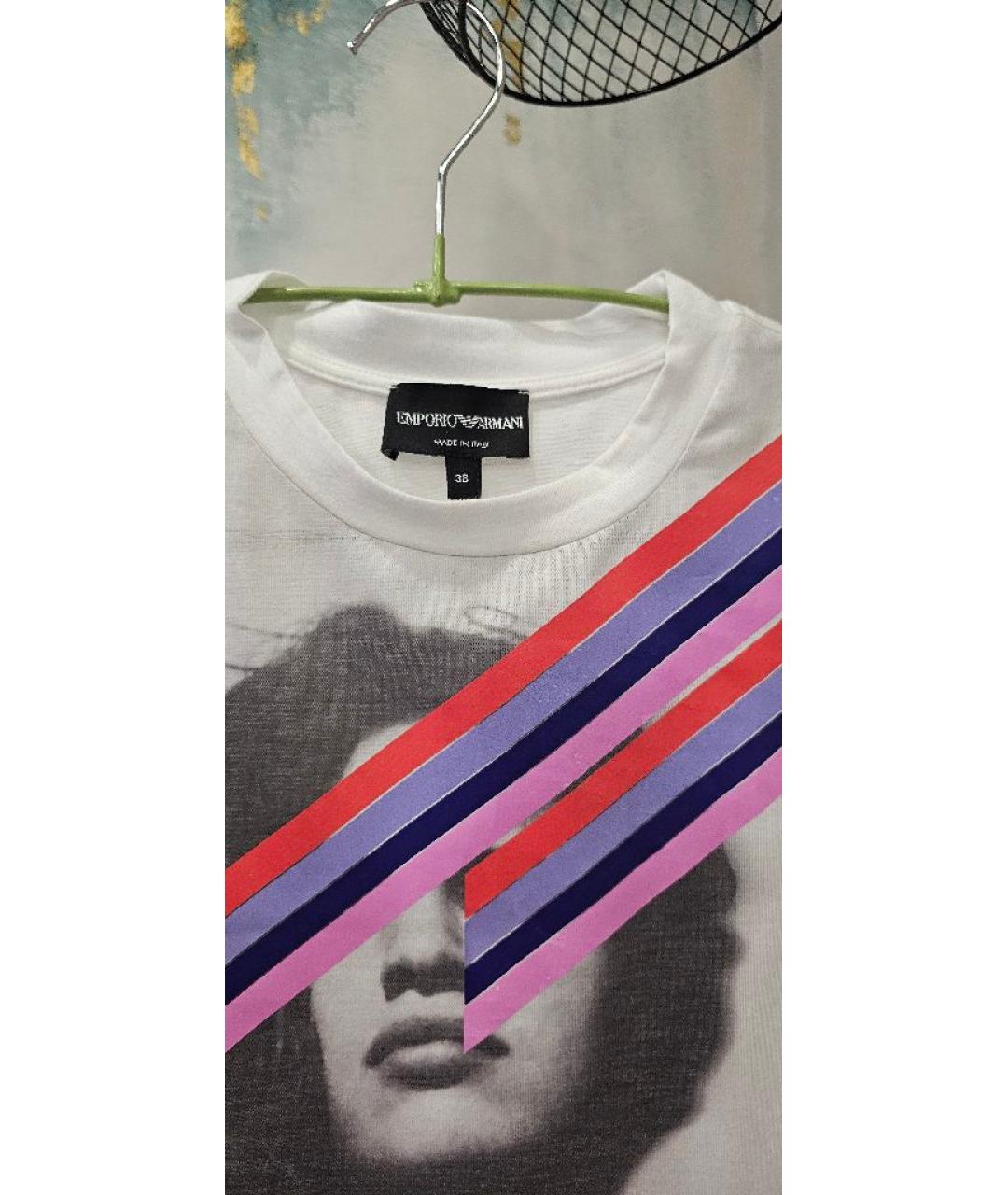 EMPORIO ARMANI Мульти хлопковая футболка, фото 3