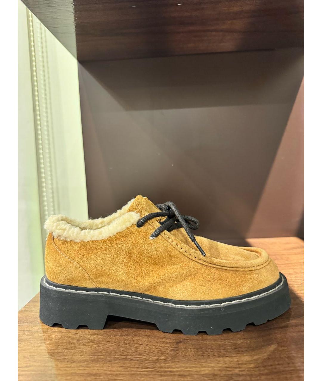 NO. 21 Бежевые замшевые ботинки, фото 6