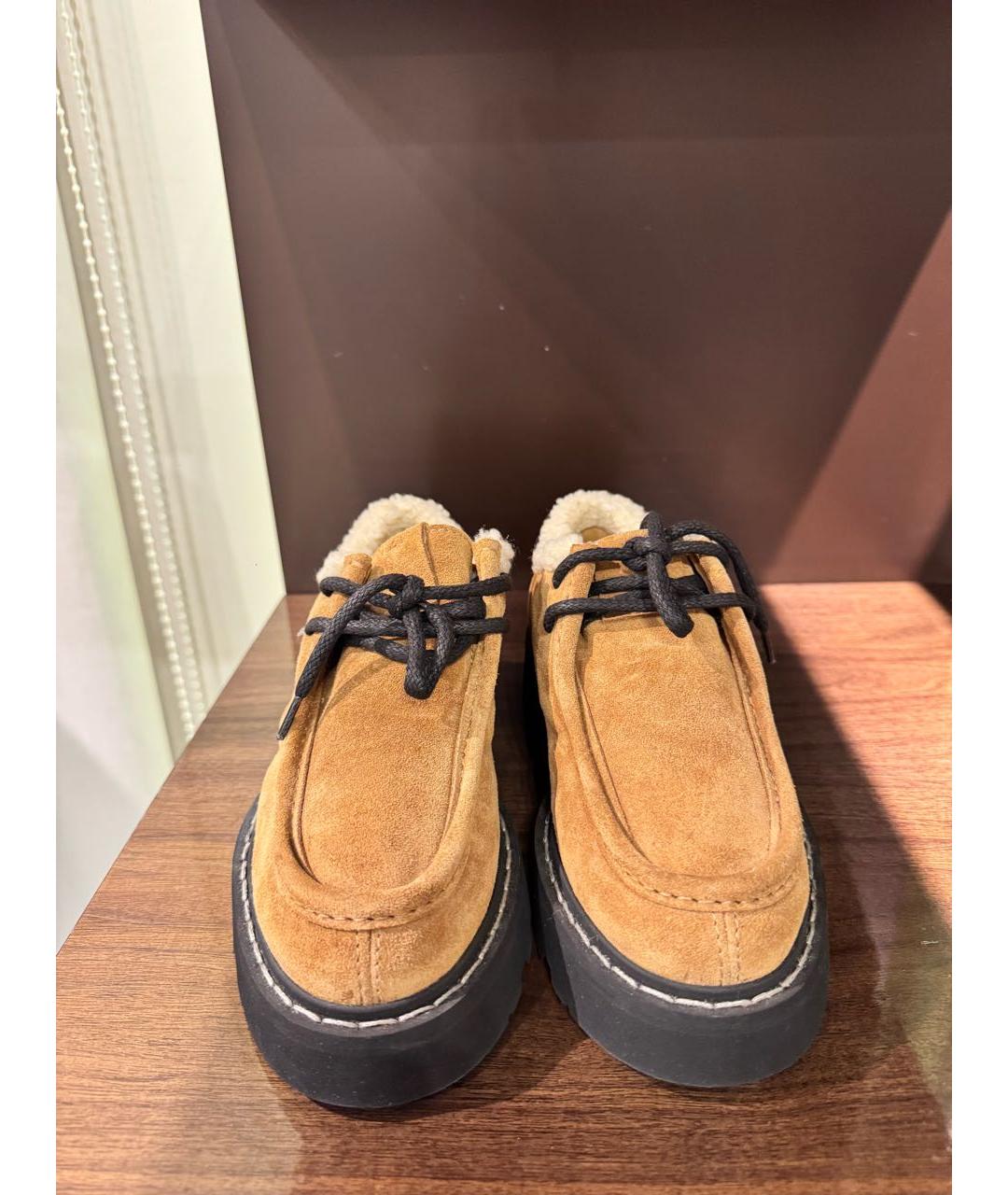 NO. 21 Бежевые замшевые ботинки, фото 2