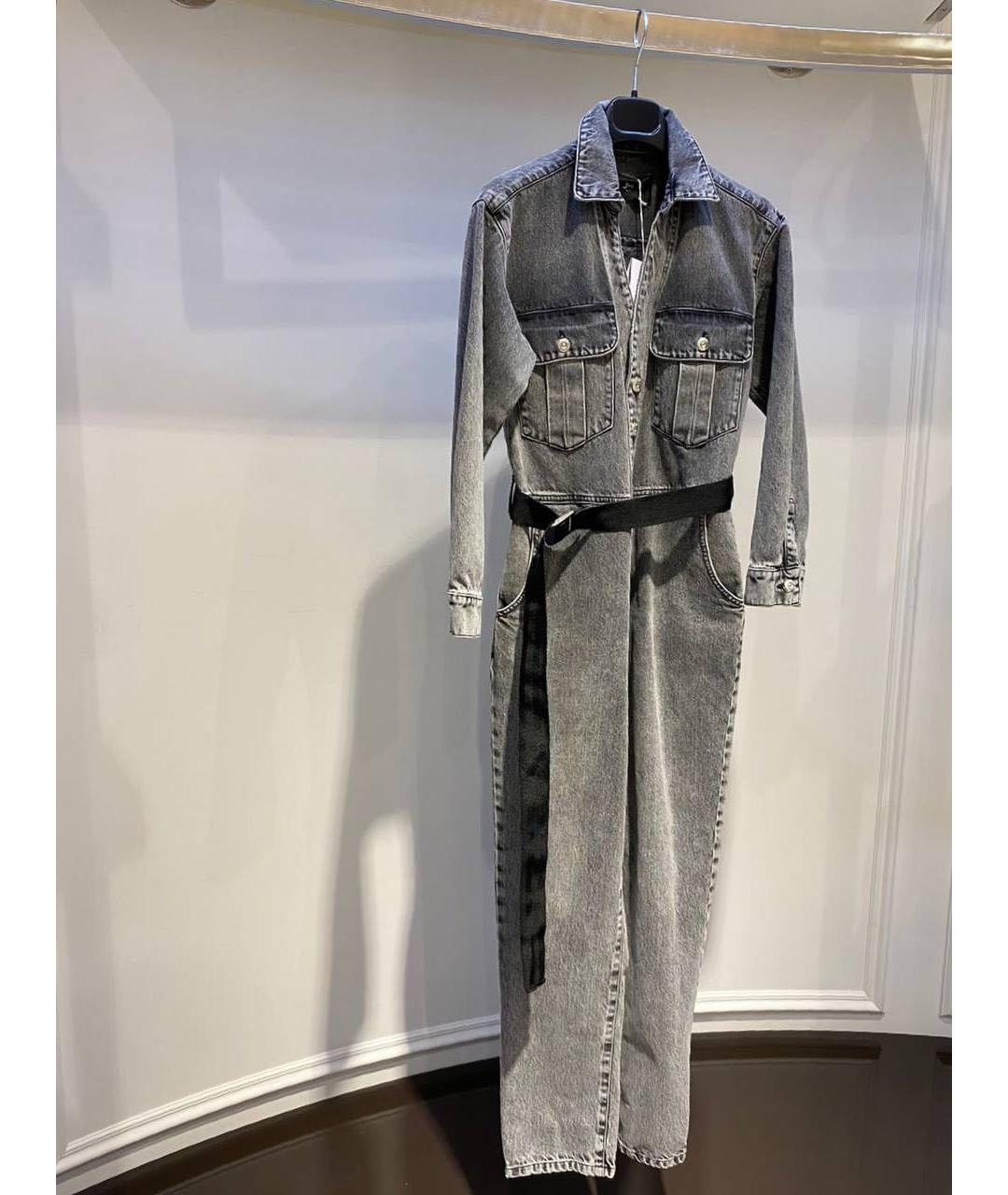 3X1 Серый хлопковый комбинезон, фото 4