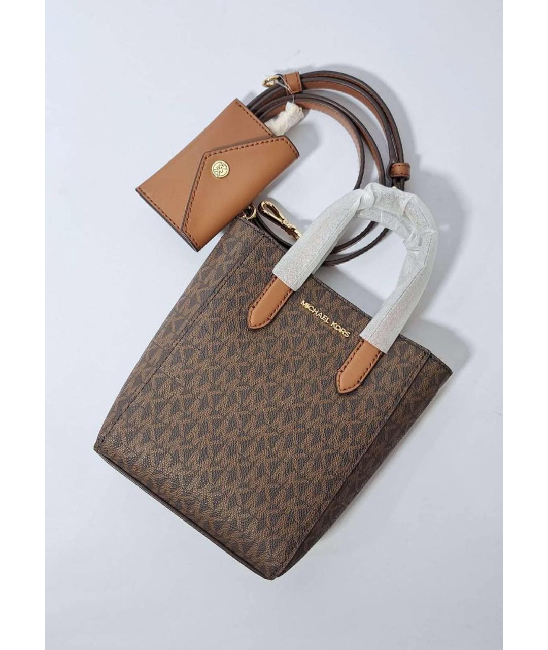 MICHAEL KORS Коричневая сумка на плечо, фото 5