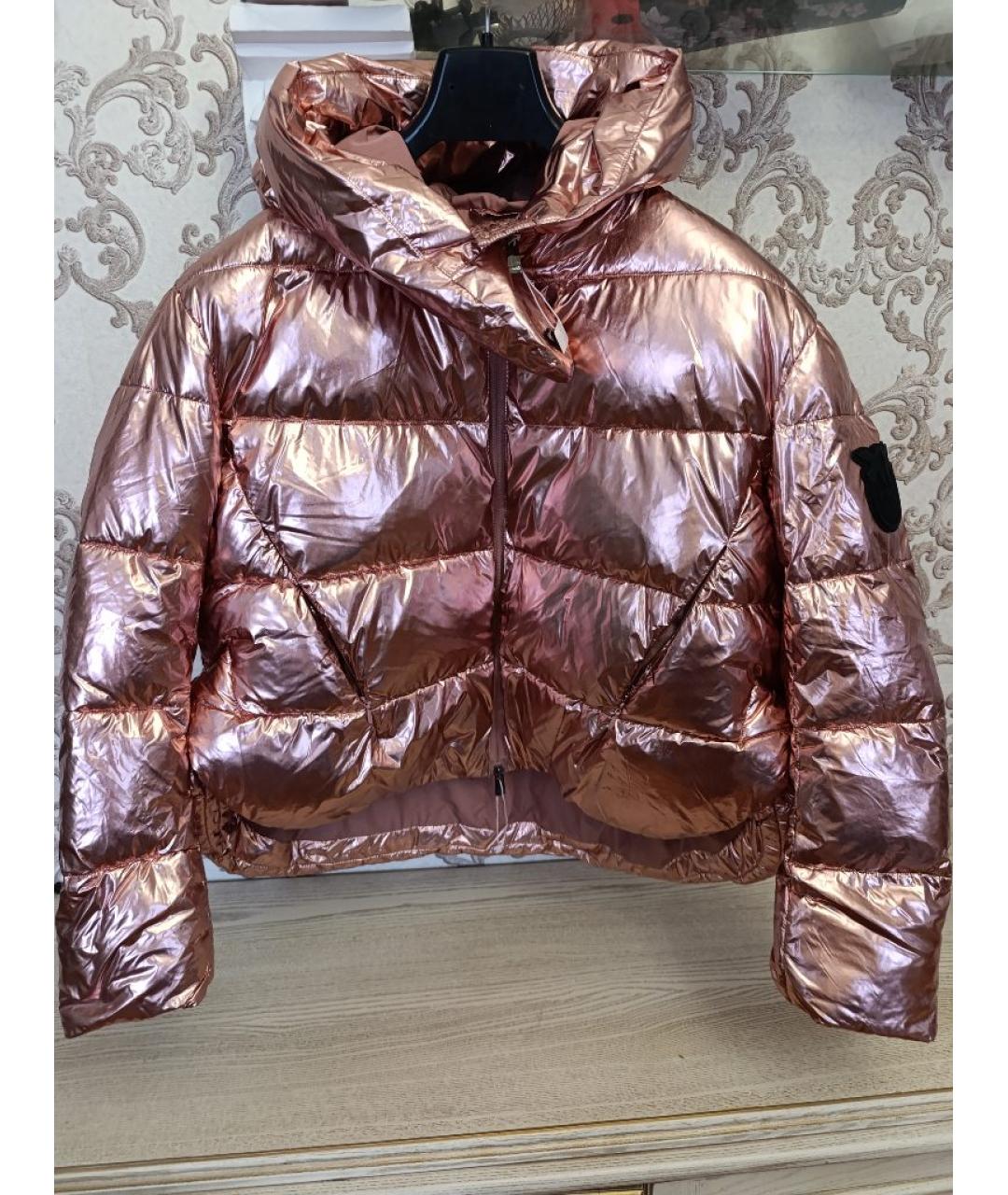 PINKO Розовая полиэстеровая куртка, фото 5