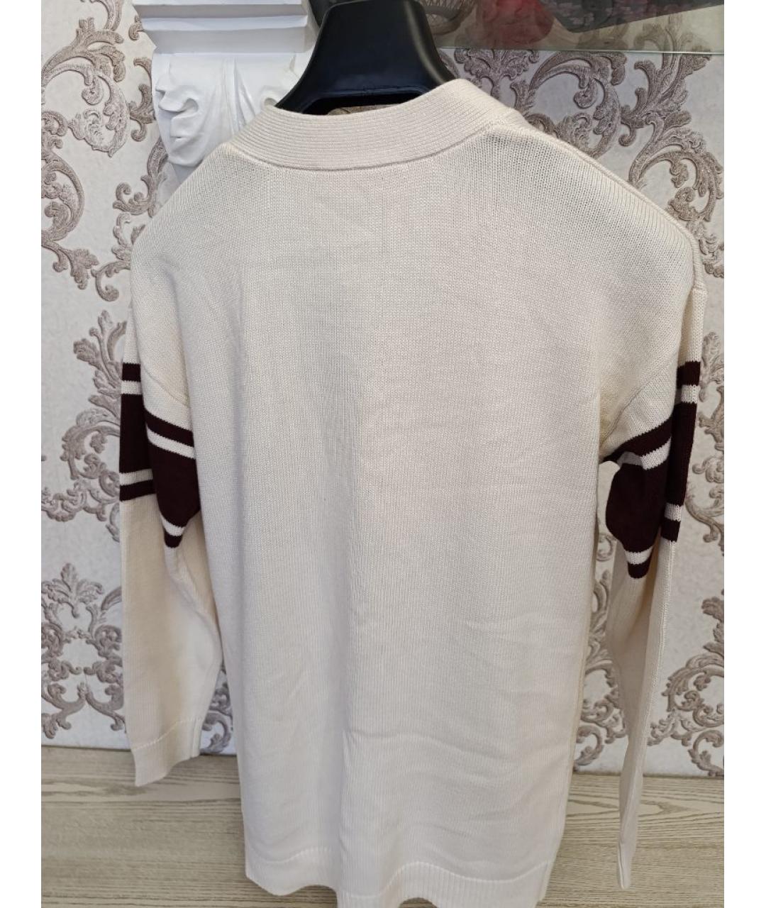 MICHAEL KORS Бежевый хлопковый кардиган, фото 2