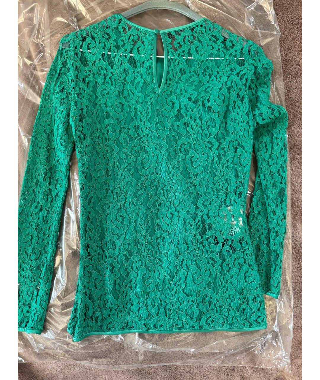 CAROLINA HERRERA Зеленая вискозная блузы, фото 2