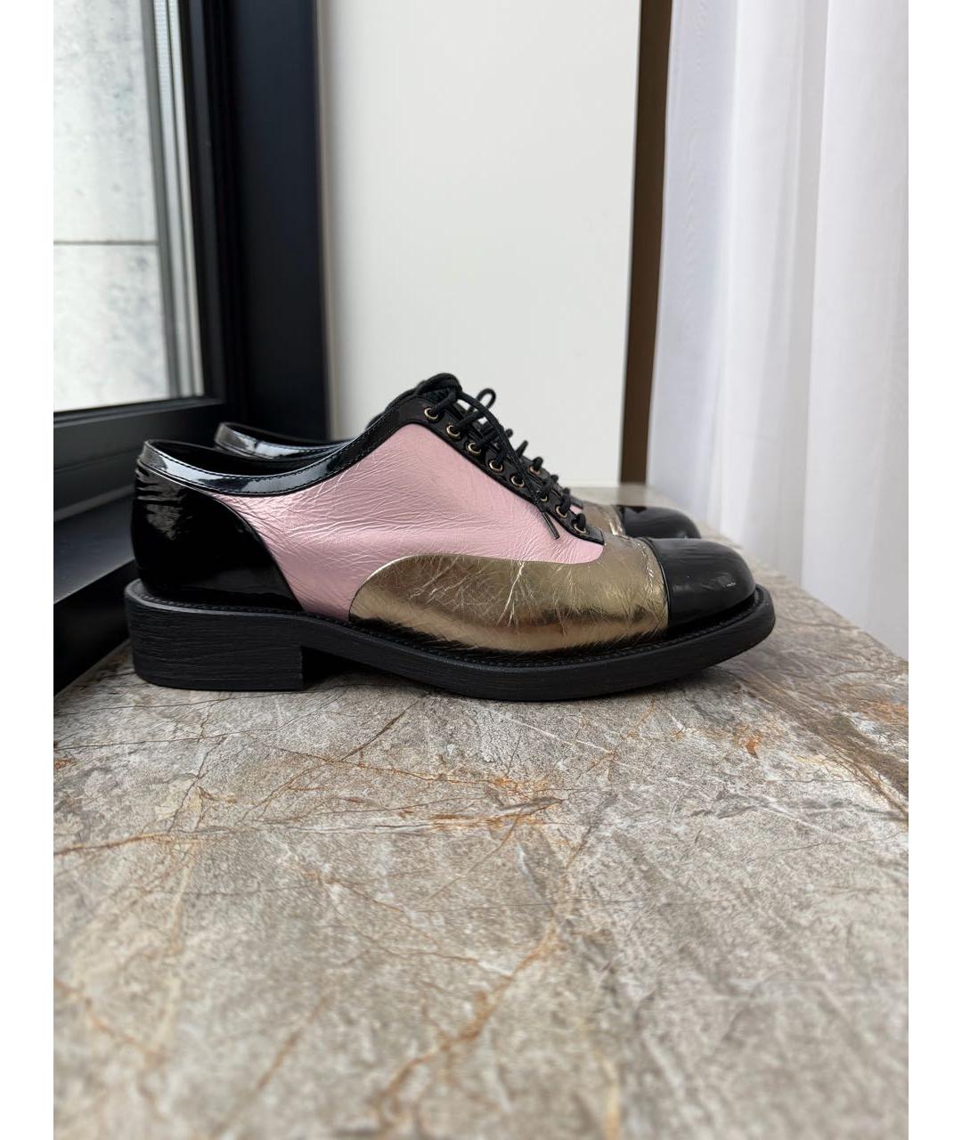 CHANEL Черные кожаные ботинки, фото 7