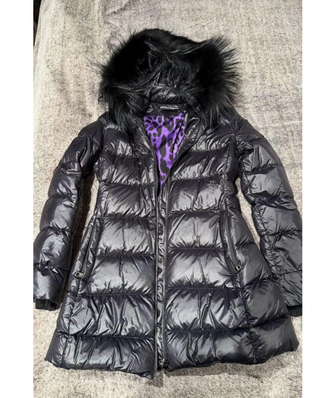 DOLCE&GABBANA Черный полиамидовый пуховик, фото 3