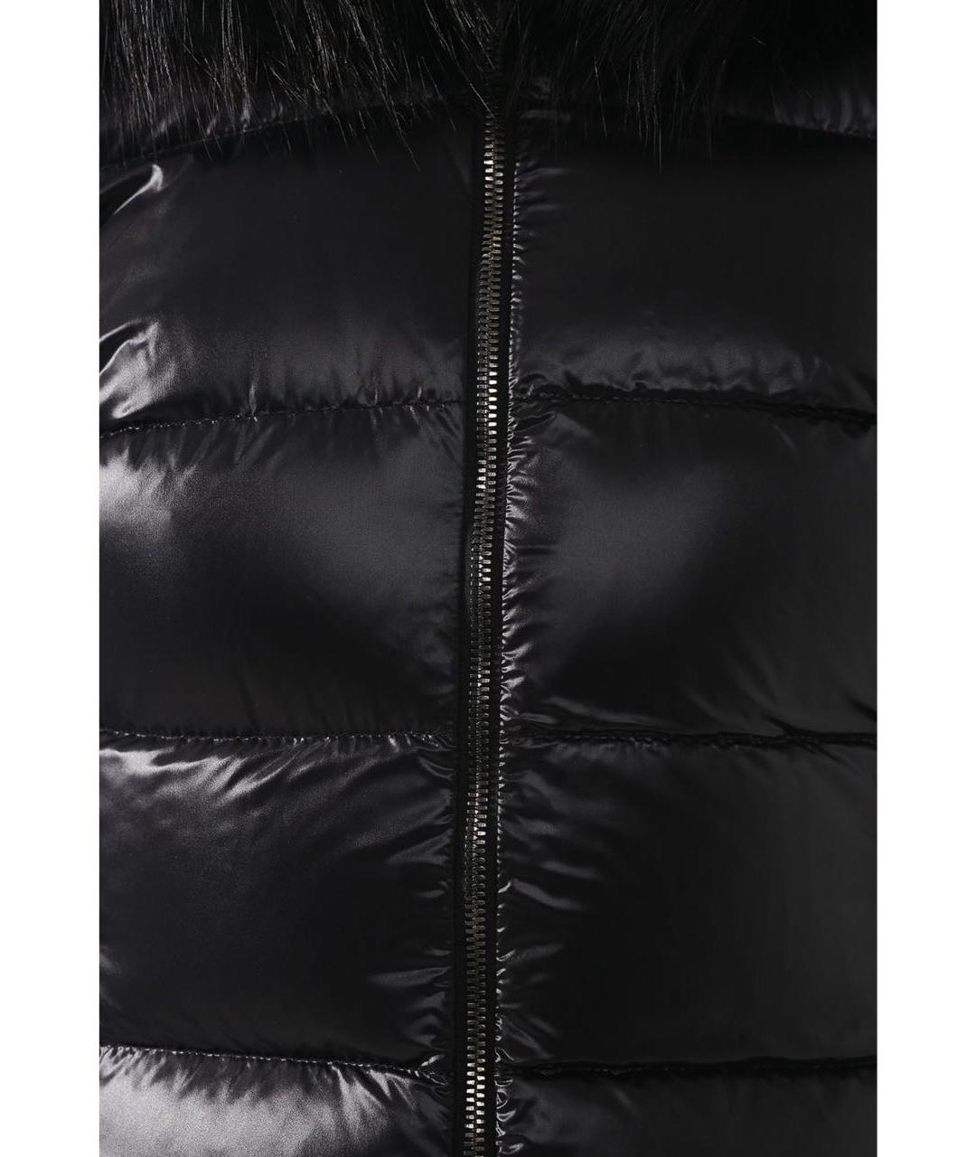 DOLCE&GABBANA Черный полиамидовый пуховик, фото 8
