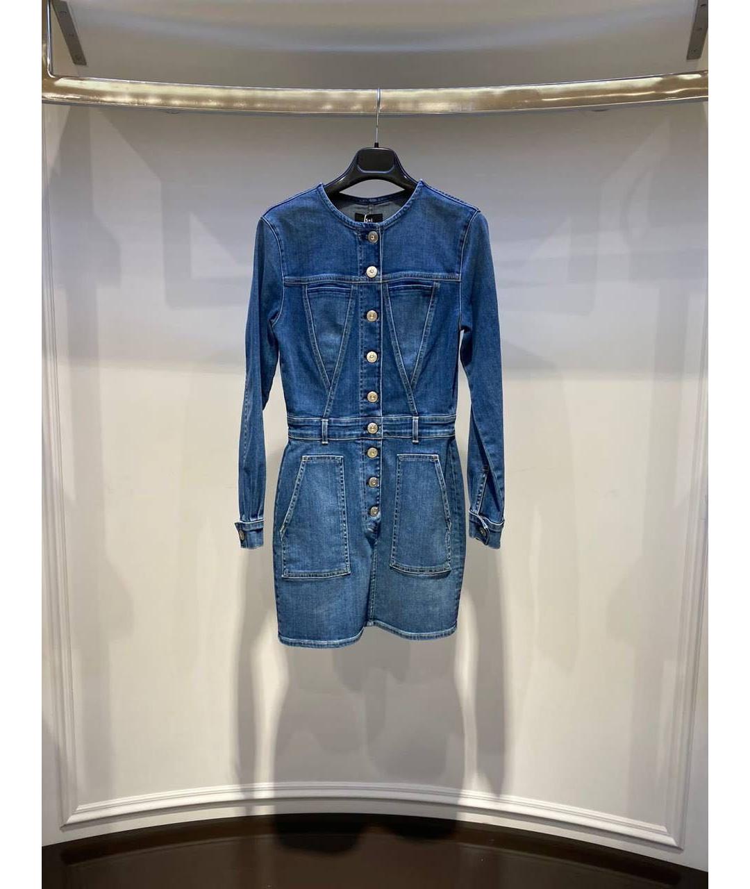 3X1 Синее повседневное платье, фото 4