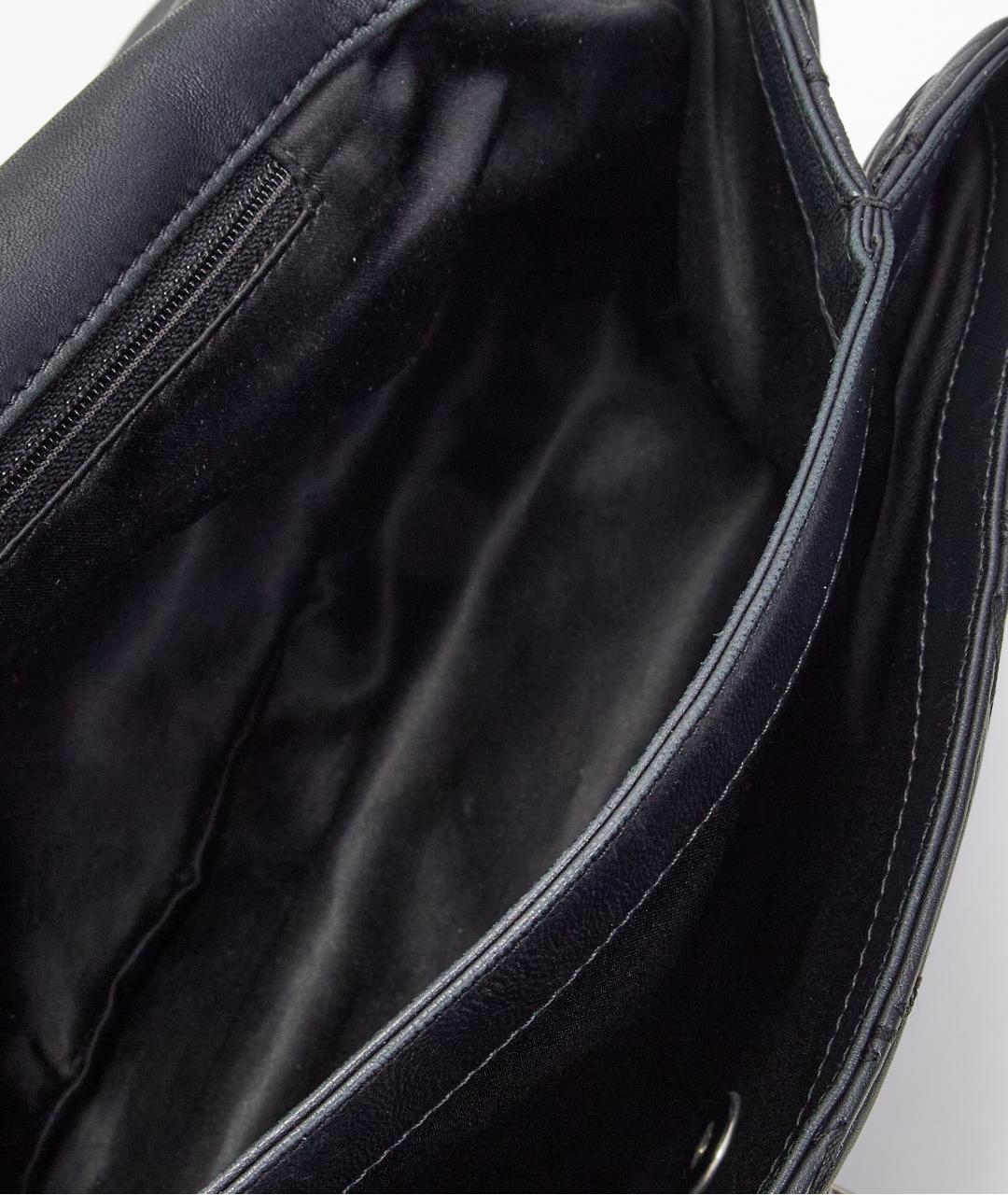 CHANEL Черная кожаная сумка через плечо, фото 7