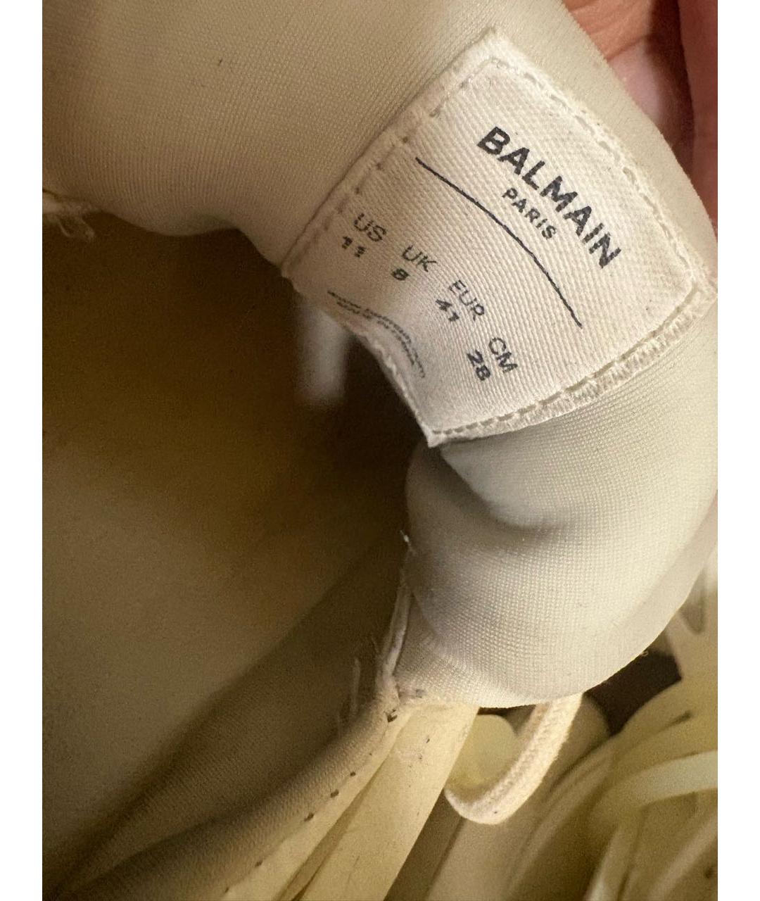 BALMAIN Серые резиновые кроссовки, фото 7