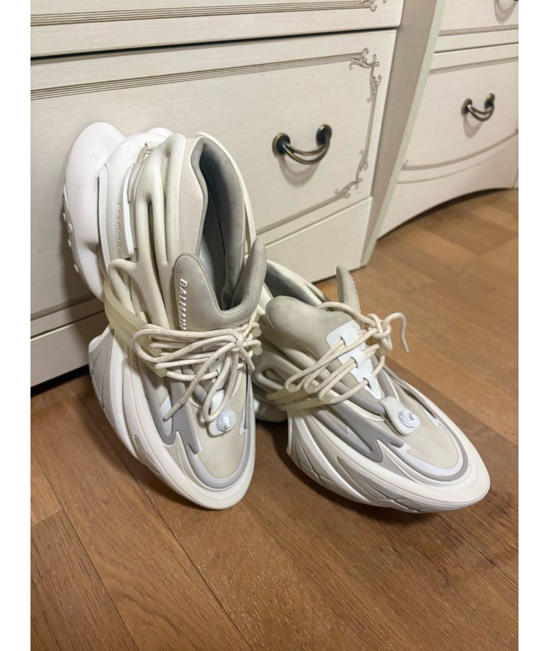 BALMAIN Серые резиновые кроссовки, фото 6