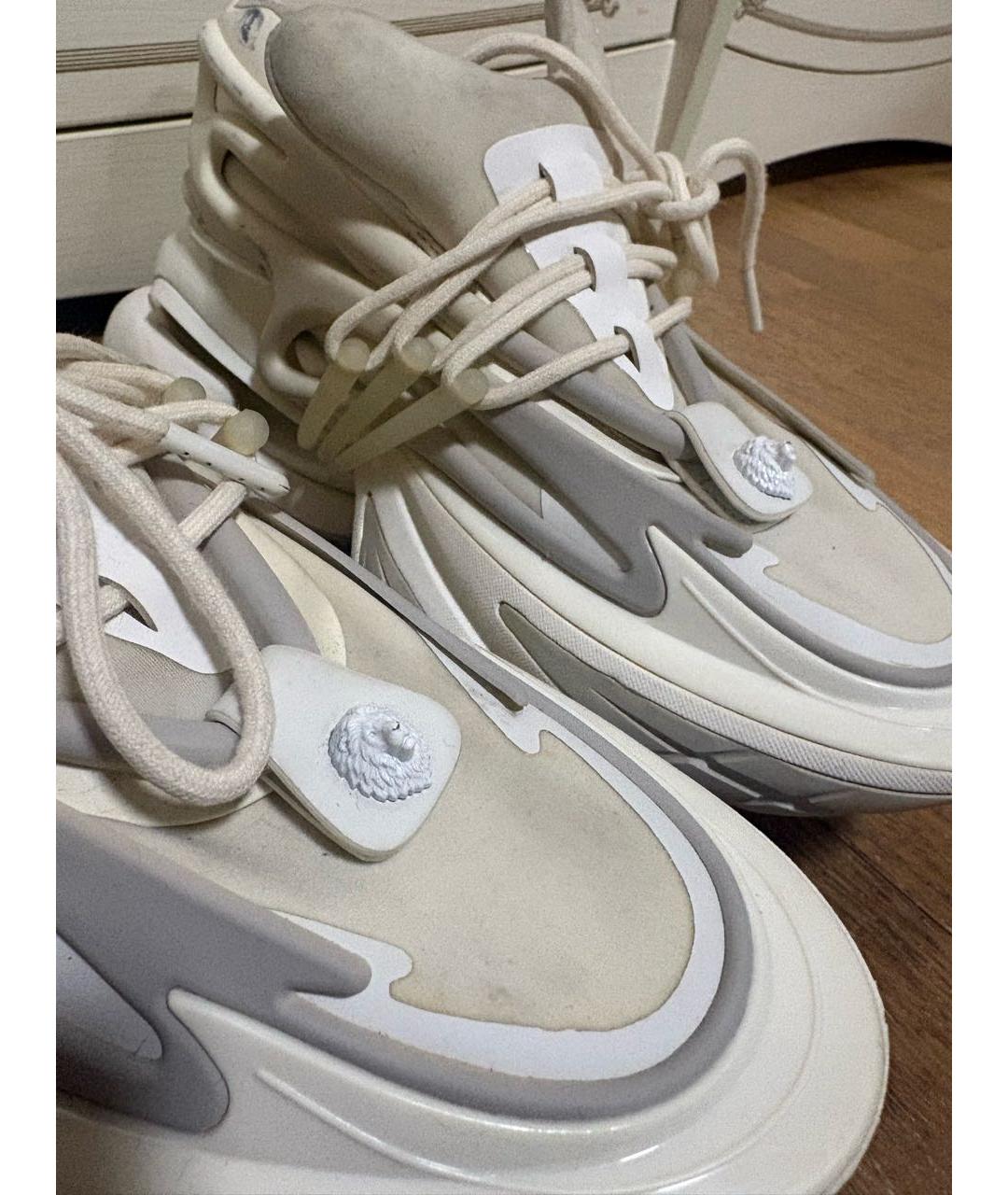 BALMAIN Серые резиновые кроссовки, фото 5