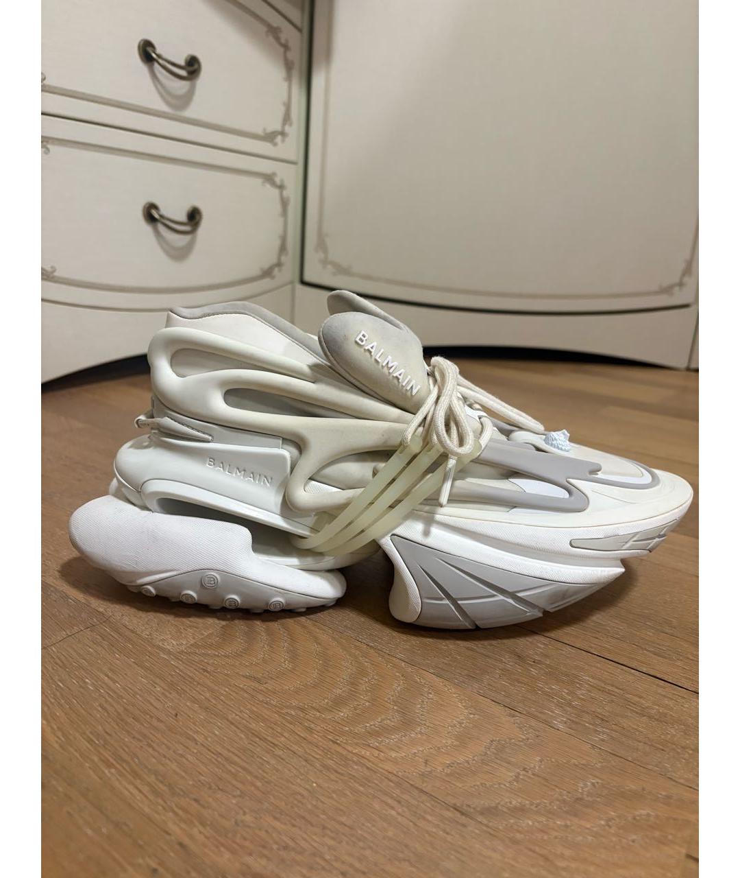 BALMAIN Серые резиновые кроссовки, фото 8