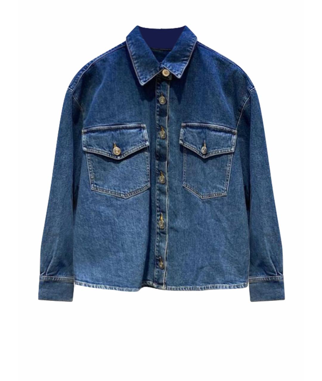 3X1 Синяя хлопковая куртка, фото 1