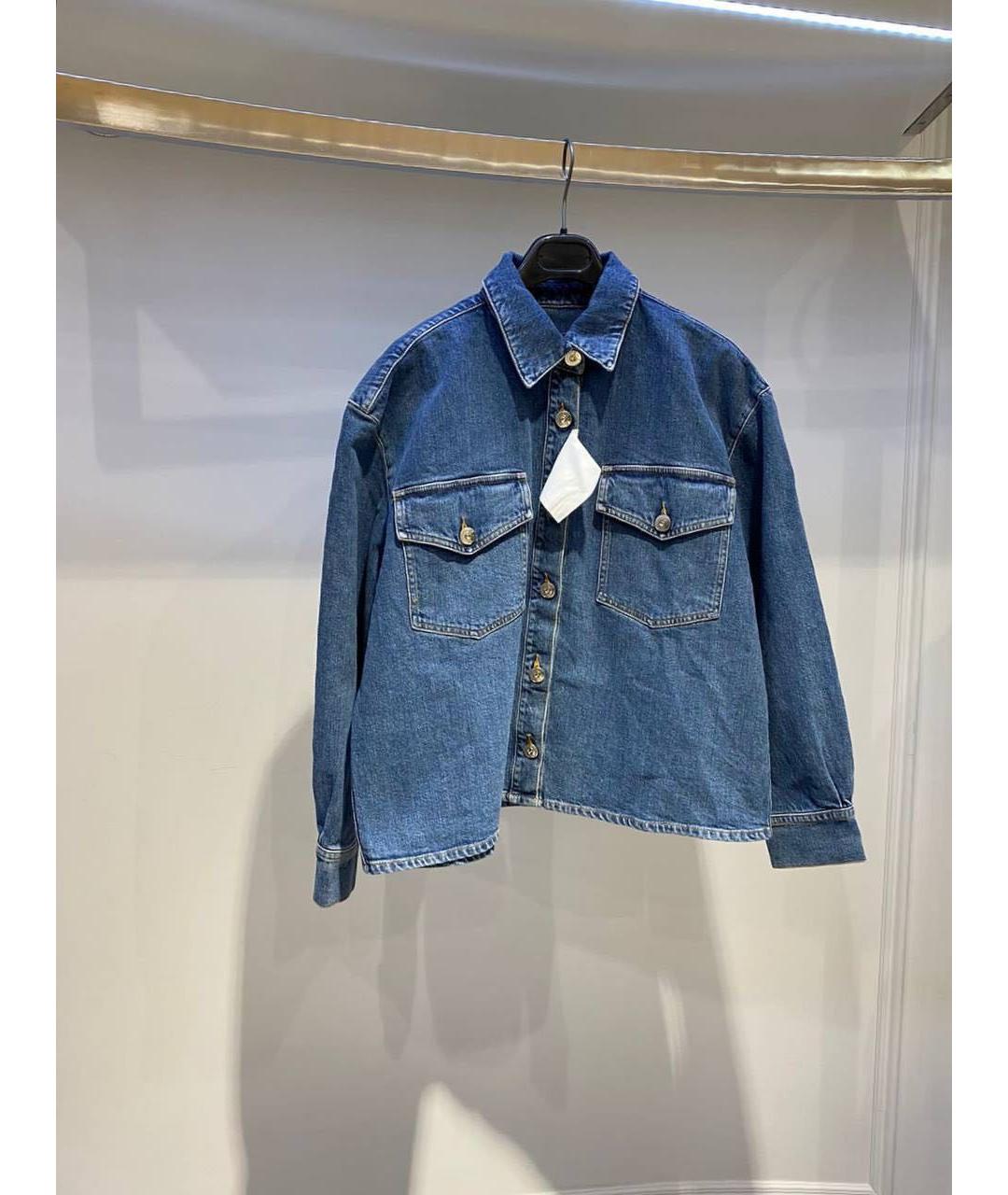 3X1 Синяя хлопковая куртка, фото 3