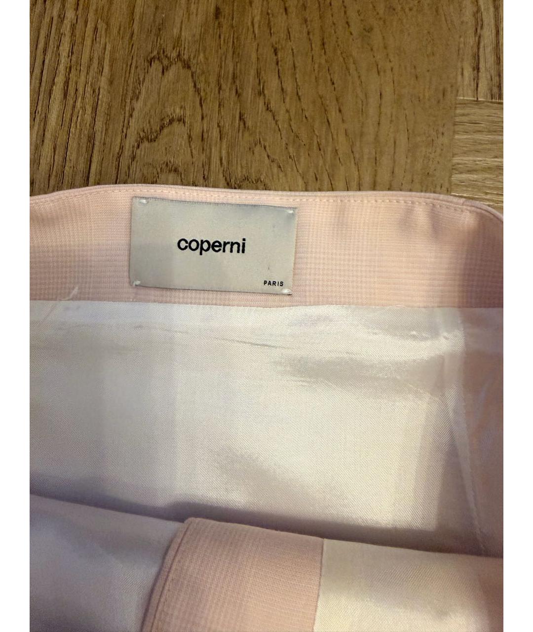 COPERNI Розовая шерстяная юбка мини, фото 4