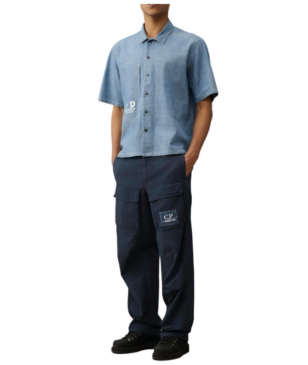 CP COMPANY Темно-синие повседневные брюки, фото 6