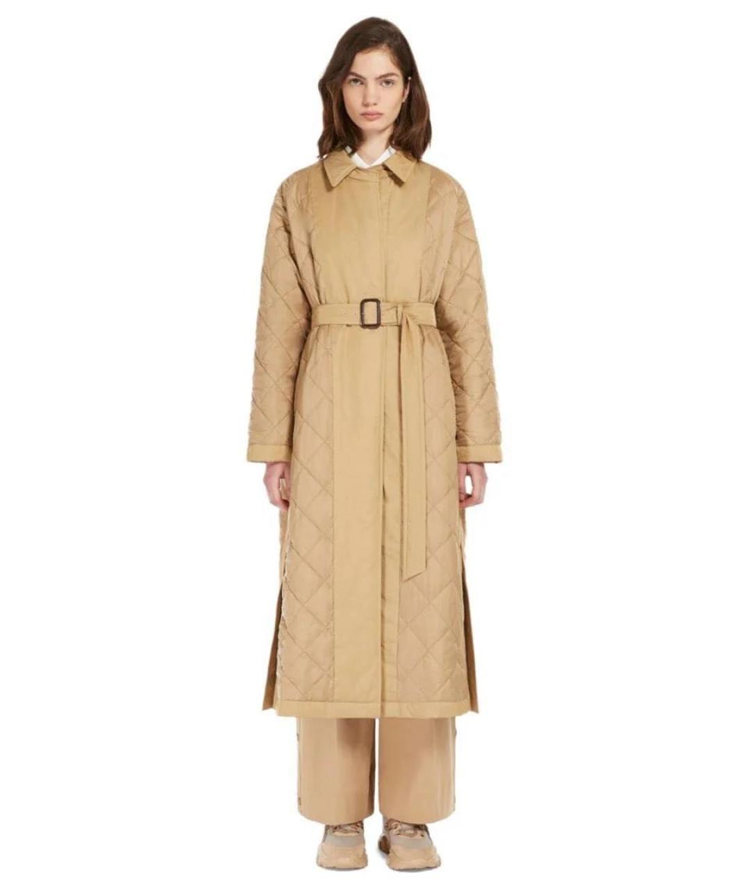 WEEKEND MAX MARA Бежевое пальто, фото 4