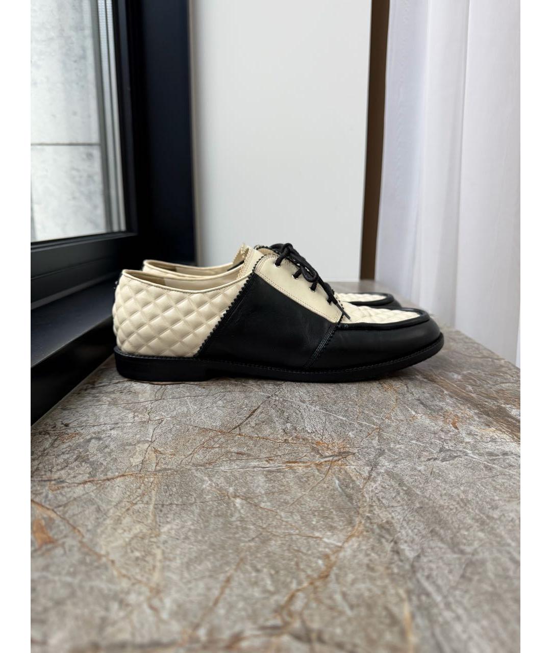 CHANEL Мульти кожаные ботинки, фото 9