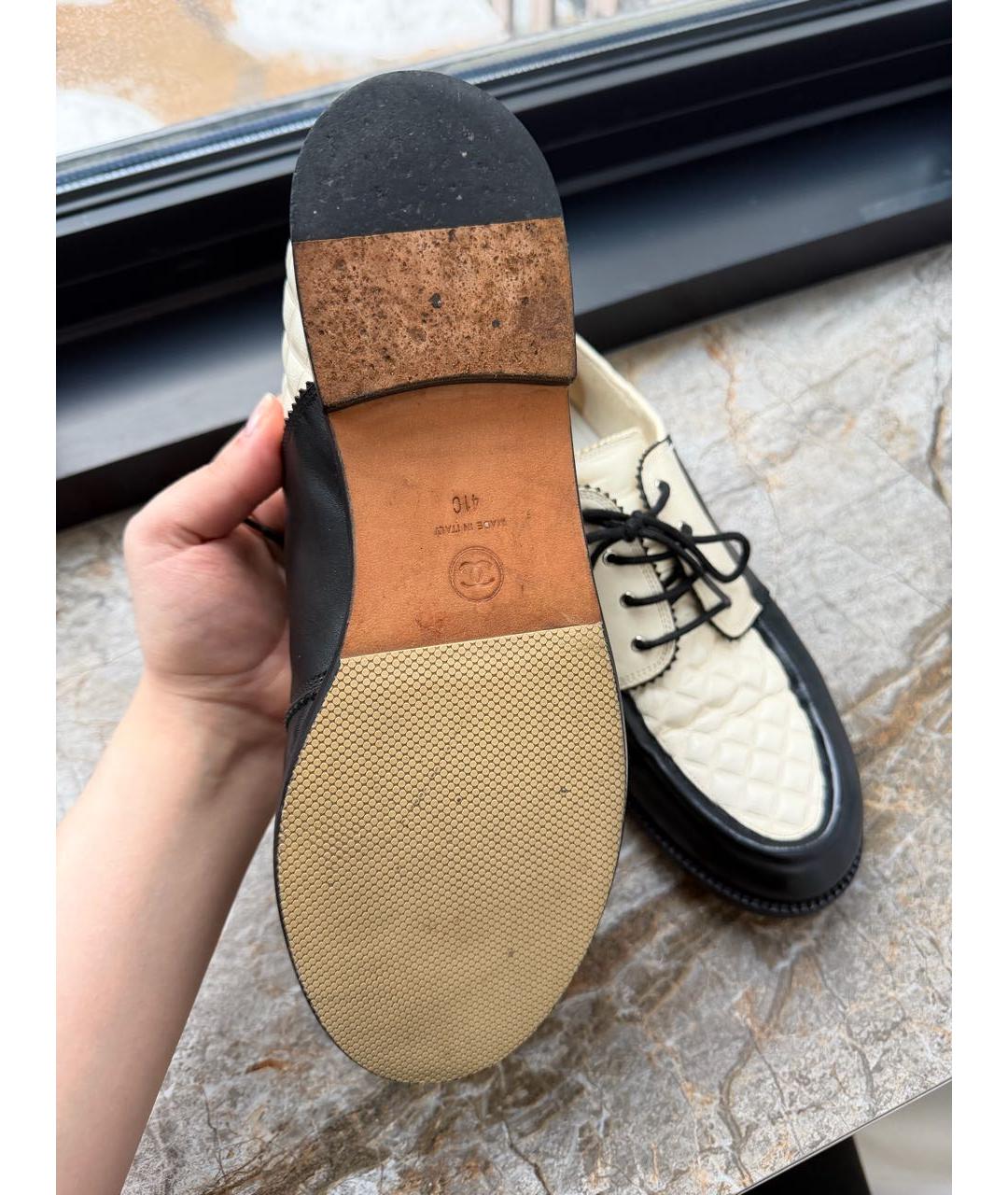 CHANEL Мульти кожаные ботинки, фото 5