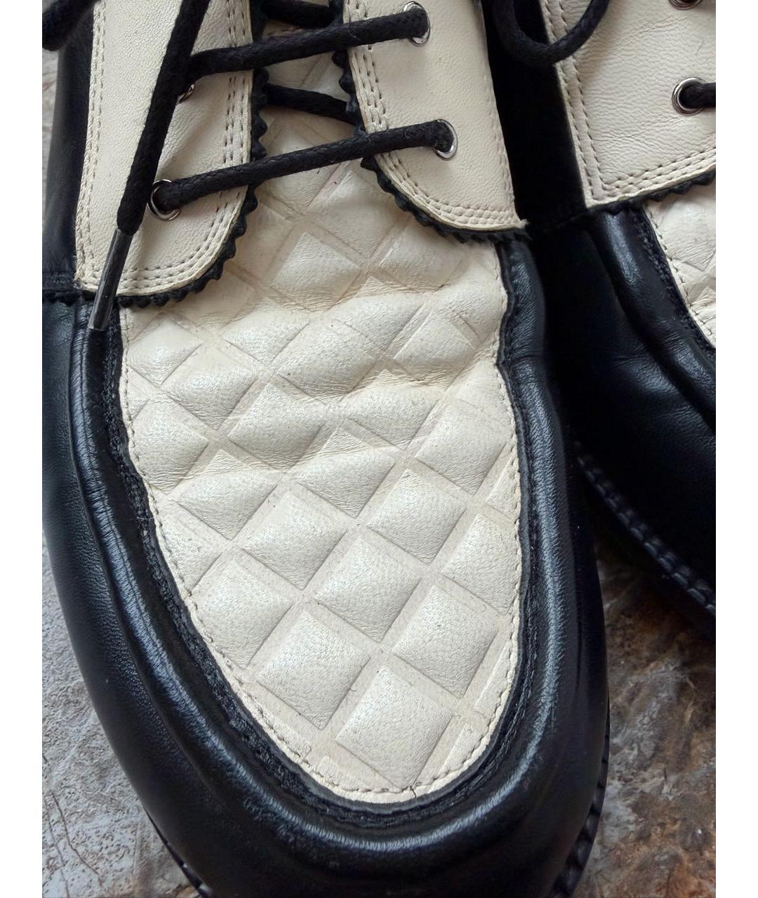 CHANEL Мульти кожаные ботинки, фото 7