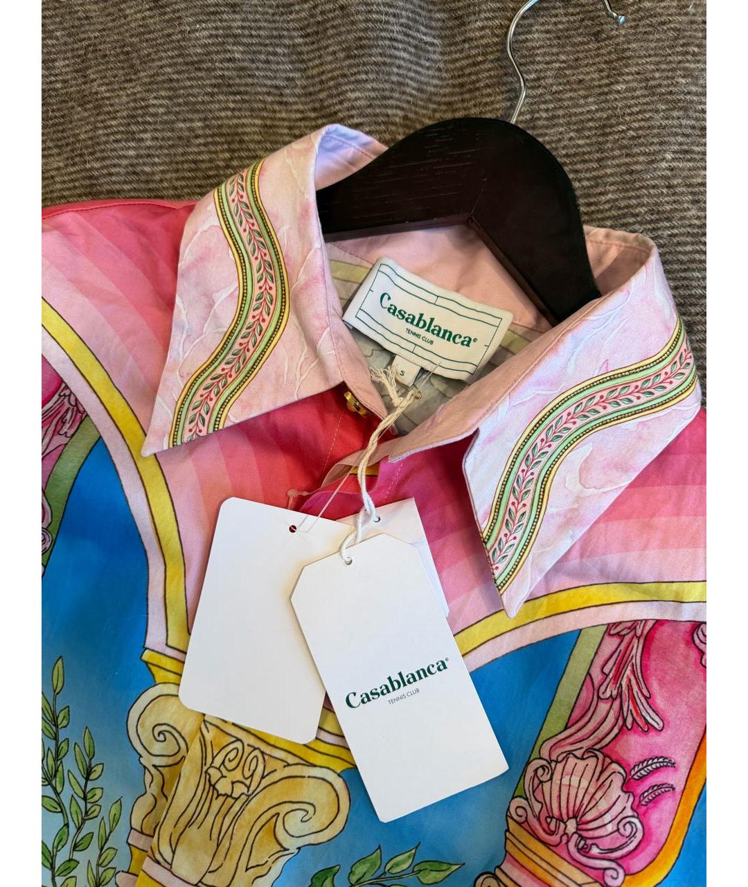 CASABLANCA Коралловая хлопковая рубашка, фото 5