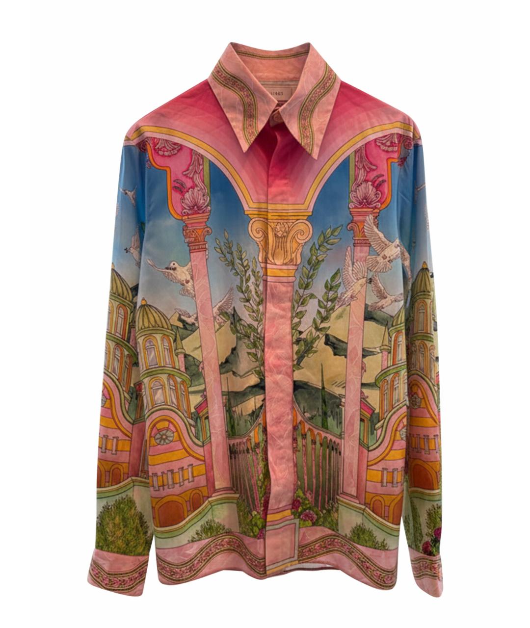 CASABLANCA Коралловая хлопковая рубашка, фото 1