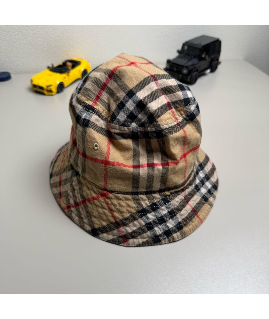 BURBERRY Бежевая хлопковая кепка/бейсболка, фото 3