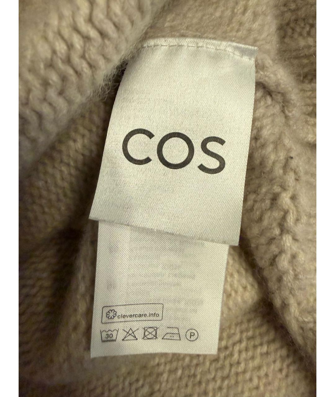 COS Бежевый кашемировый джемпер / свитер, фото 4