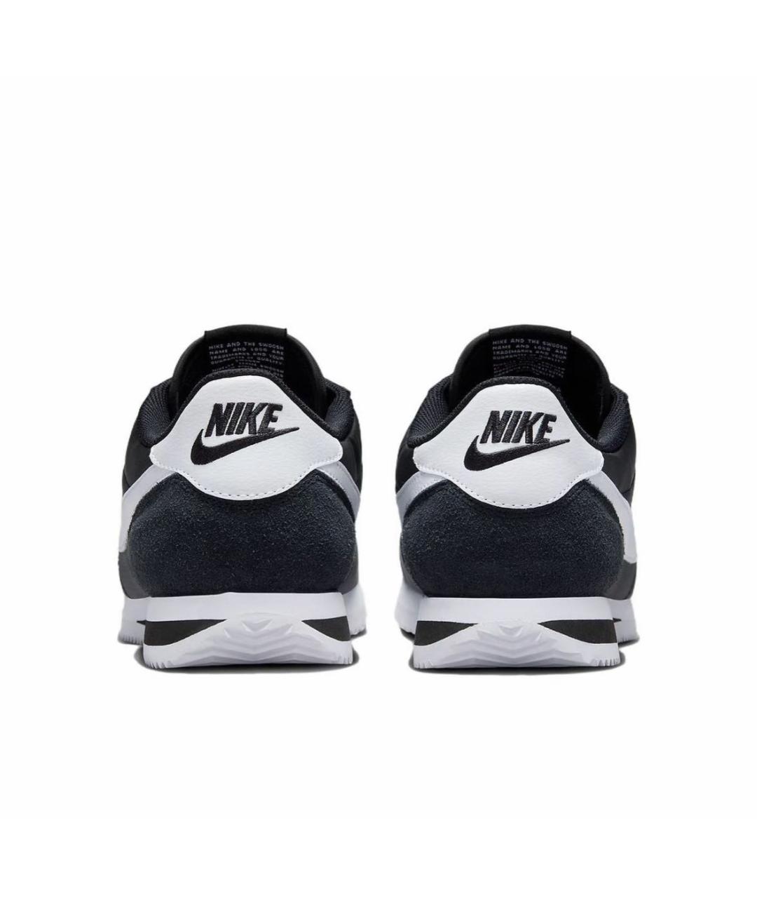 NIKE Черные текстильные низкие кроссовки / кеды, фото 4