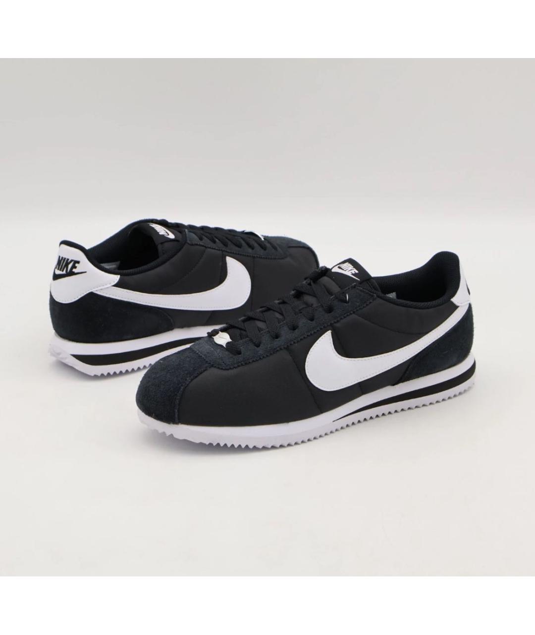 NIKE Черные текстильные низкие кроссовки / кеды, фото 8