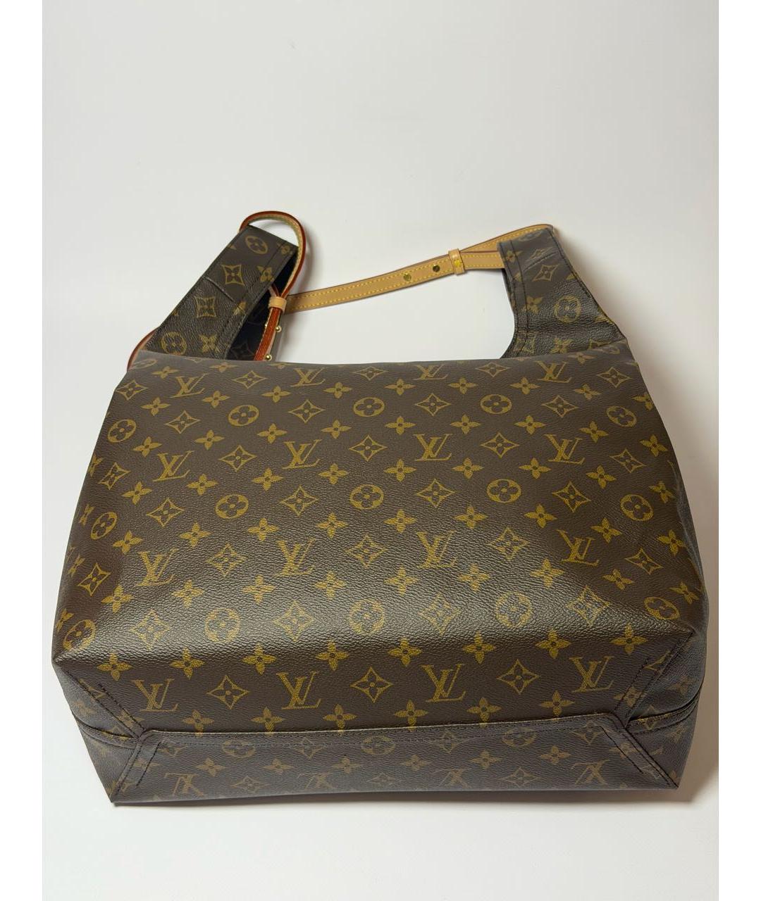 LOUIS VUITTON Коричневая сумка тоут, фото 6