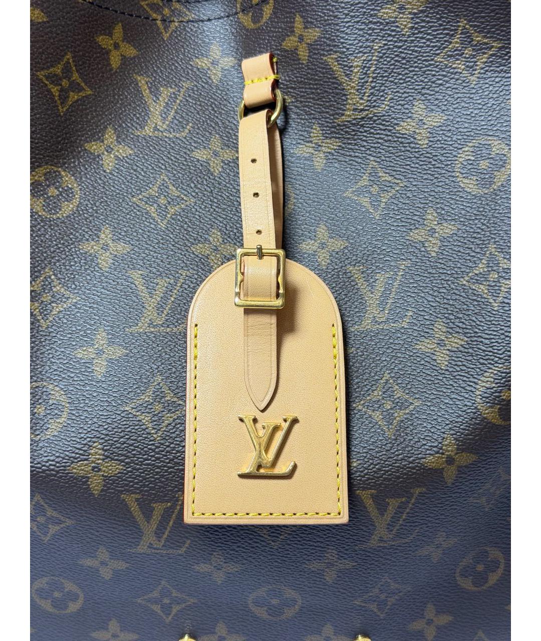 LOUIS VUITTON Коричневая сумка тоут, фото 7