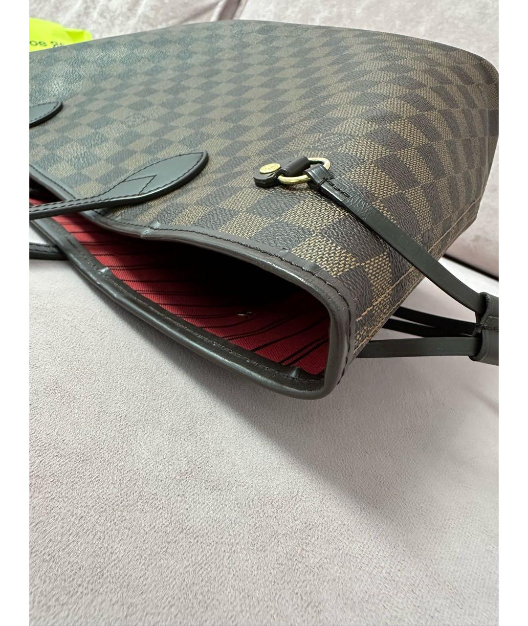 LOUIS VUITTON Коричневая сумка тоут, фото 5