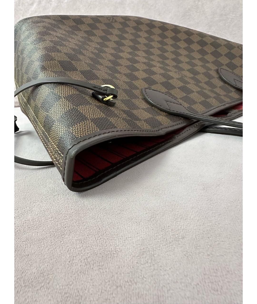 LOUIS VUITTON Коричневая сумка тоут, фото 6