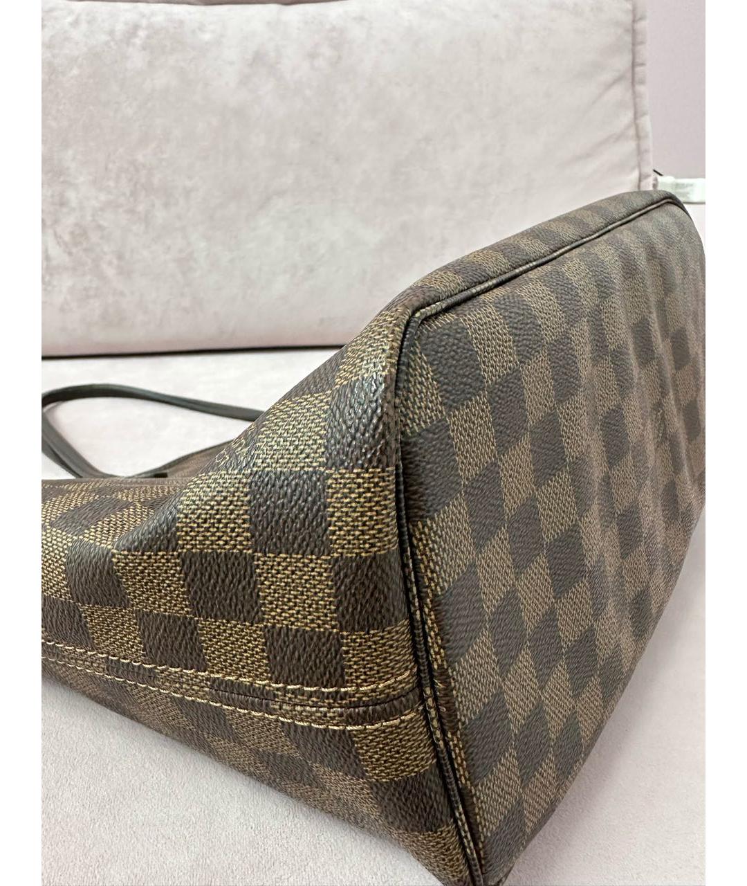 LOUIS VUITTON Коричневая сумка тоут, фото 4