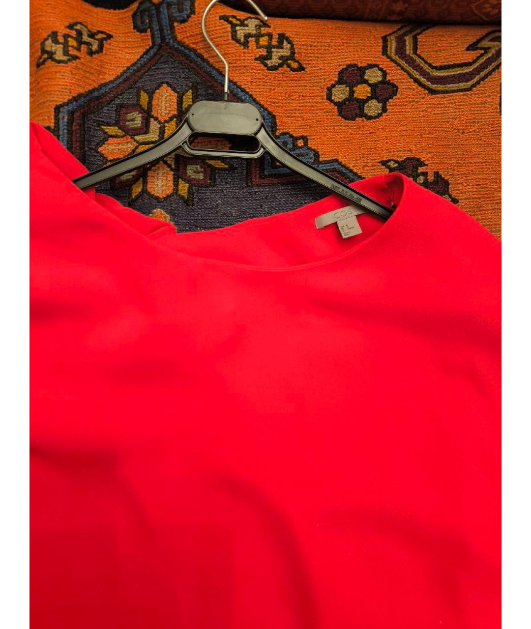 COS Красная полиэстеровая блузы, фото 3