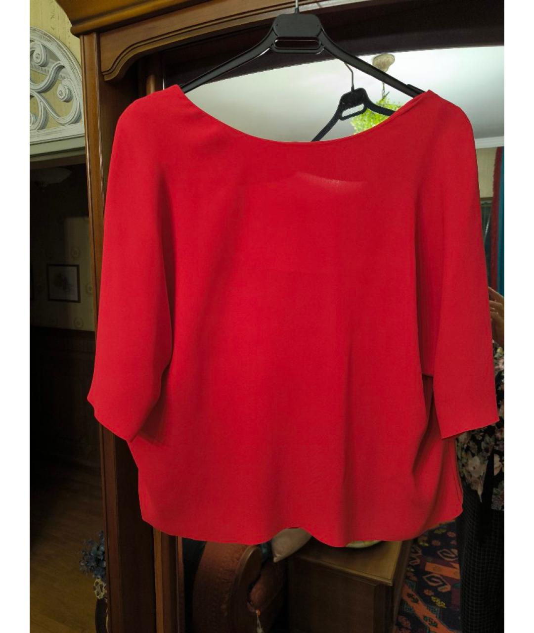 COS Красная полиэстеровая блузы, фото 5