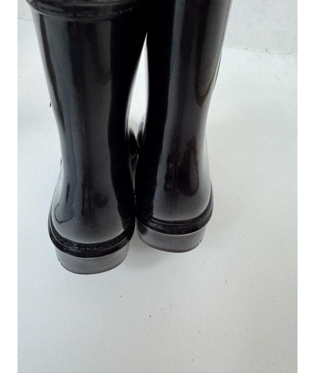 ARMANI JEANS Черные резиновые сапоги, фото 3
