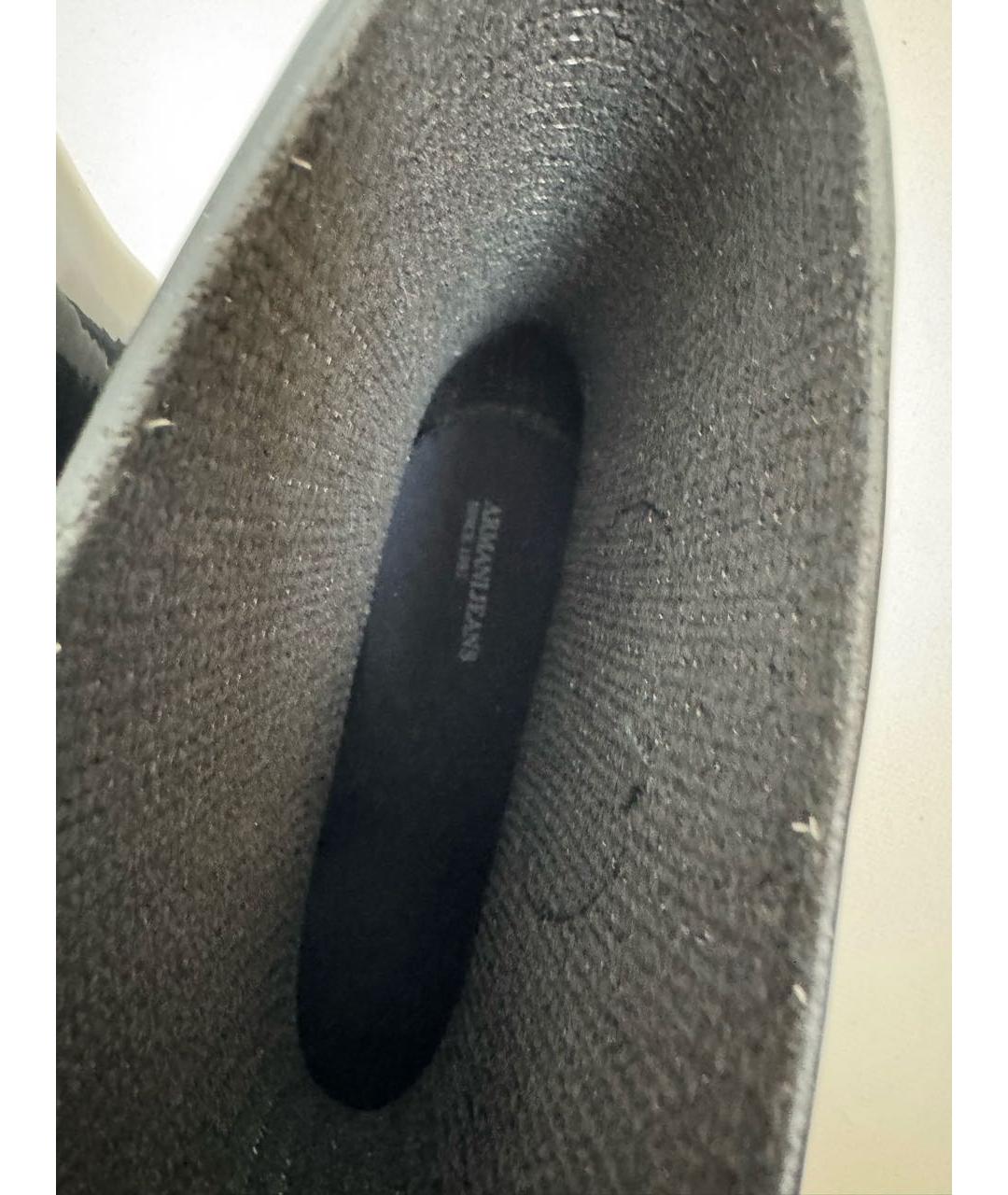 ARMANI JEANS Черные резиновые сапоги, фото 6