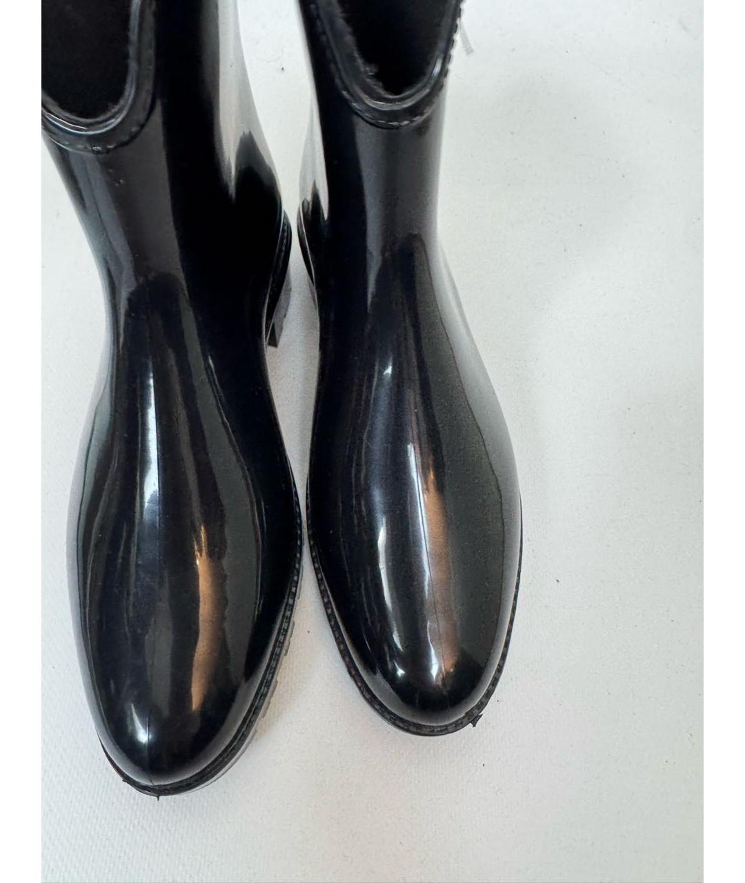 ARMANI JEANS Черные резиновые сапоги, фото 8