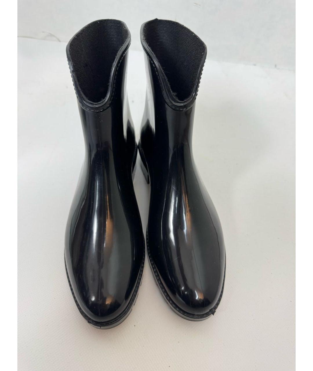 ARMANI JEANS Черные резиновые сапоги, фото 2