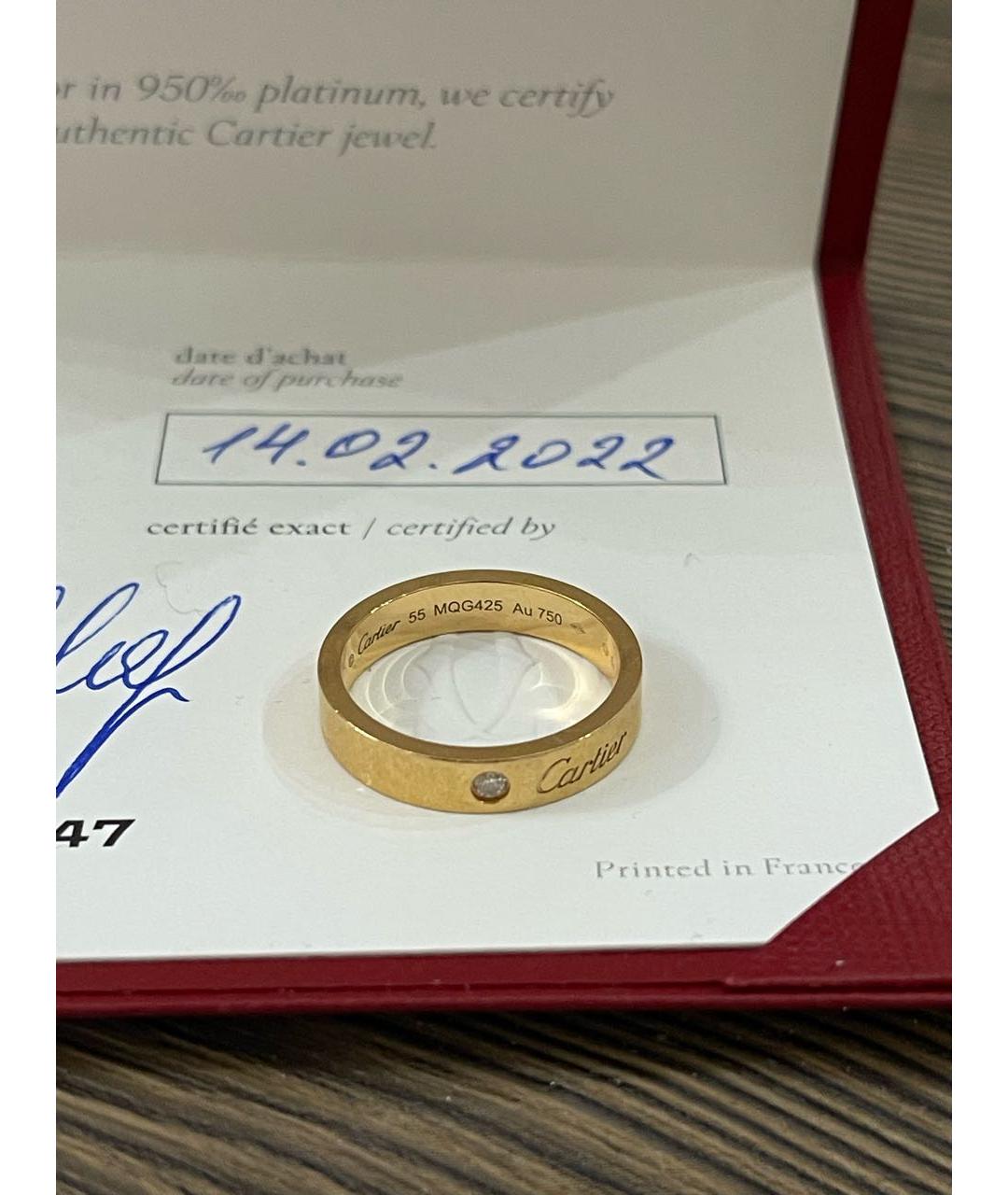 CARTIER Золотое кольцо из розового золота, фото 2