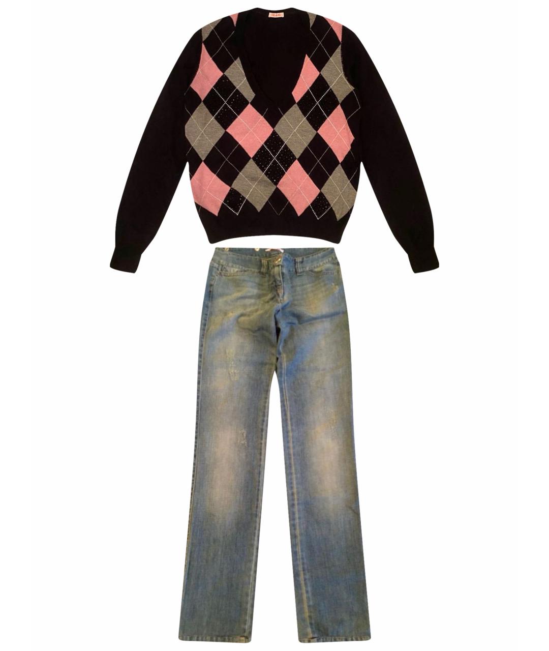 BLUGIRL Черный костюм с брюками, фото 1