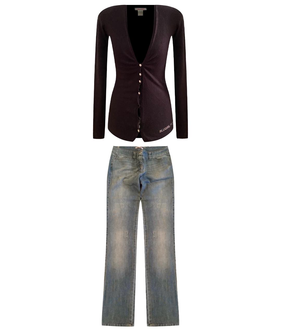 BLUGIRL Черный костюм с брюками, фото 1