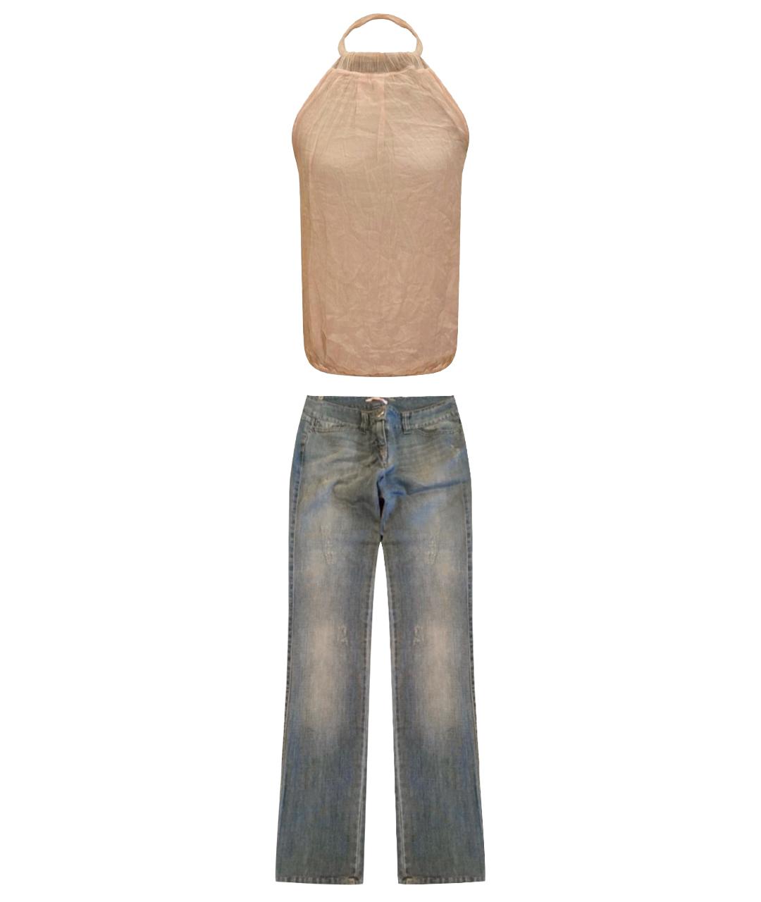 BLUGIRL Розовый костюм с брюками, фото 1