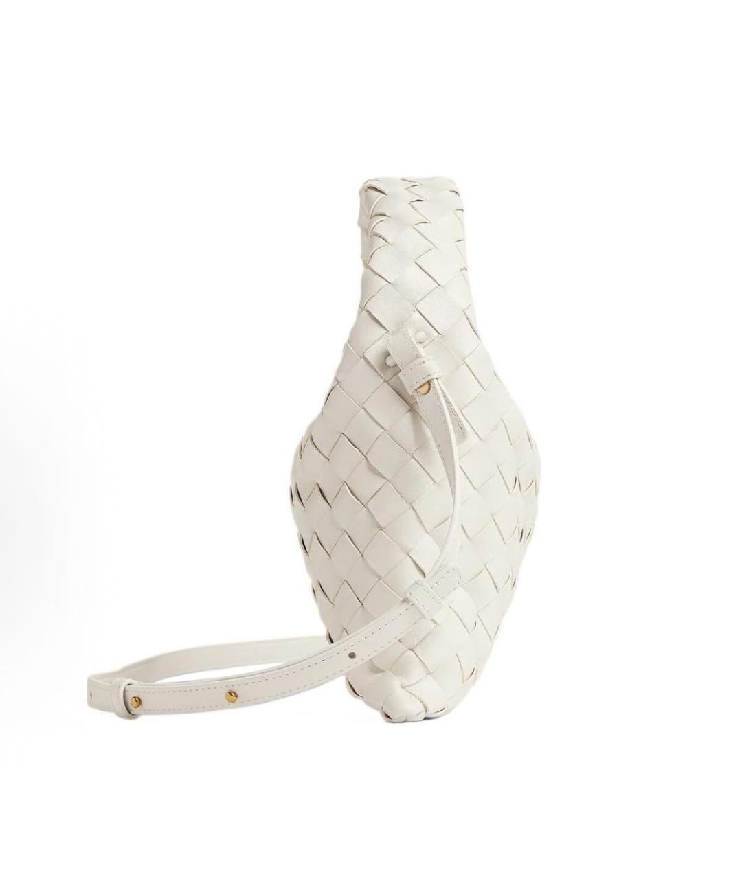 BOTTEGA VENETA Белая кожаная сумка тоут, фото 2