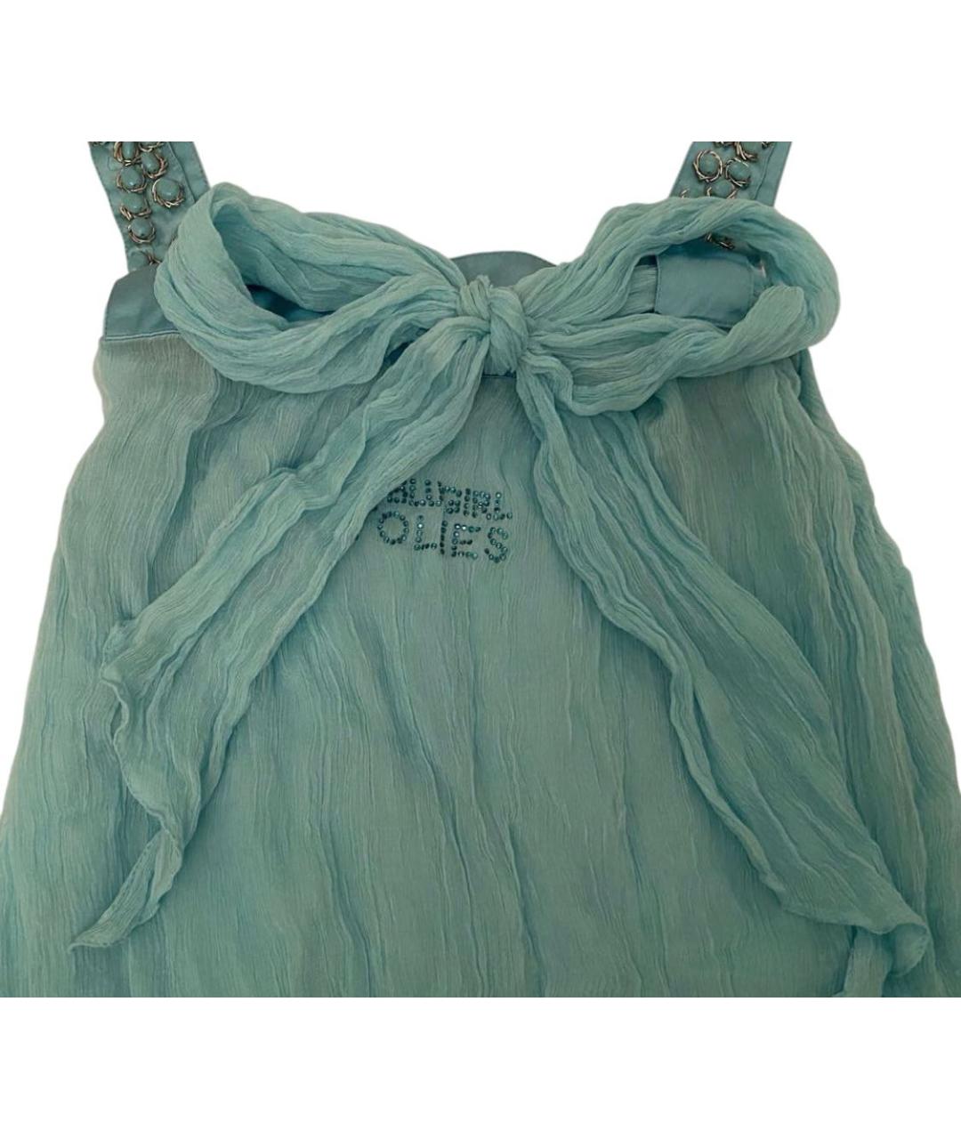 BLUGIRL Бирюзовый костюм с брюками, фото 3